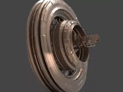 Ancient Alien Star Ring 2  3D model