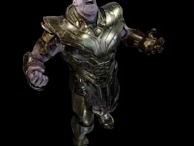 Thanos from Avengers Infinity War 3D model