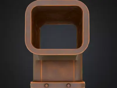 Rusty Junction Low-poly 3D model