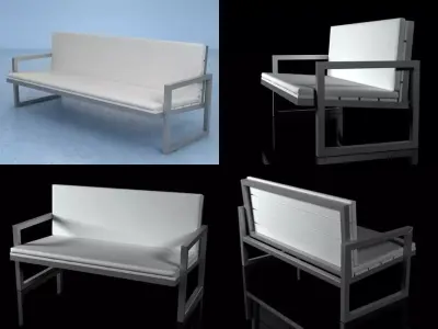 Saler 2 3-Seat 3D model