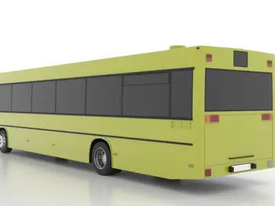 Mercedes-Benz O407 Low Low-poly 3D model