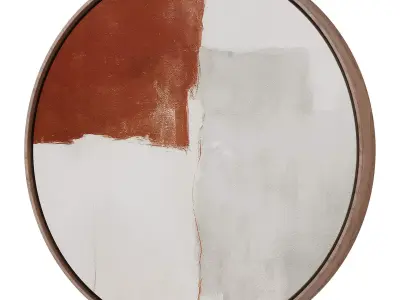 Abstract Painting Frame set 3D model 729