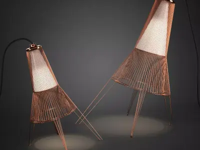 Table Lamp A-Cote by Schema 3D model