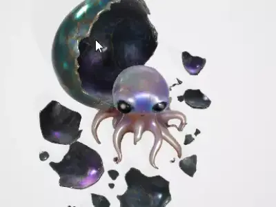 Sci-Fi Alien Character 3D Model 3D model