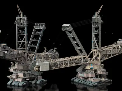  Mining Multi Bucket Wheel Excavator 