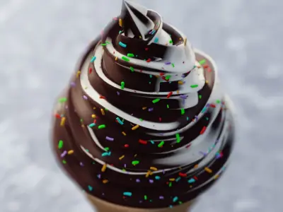 Ice cream 3d model 3D model