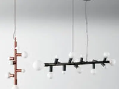 21 Light Fixture Collection 3D model