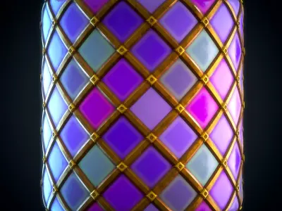 Persian Mirror material - VOL 06 - Maps - SBsar Texture