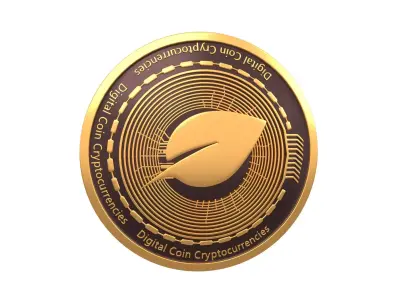 Chia Coin v4 001 3D model