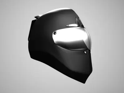 Helmet Full Face 3D model