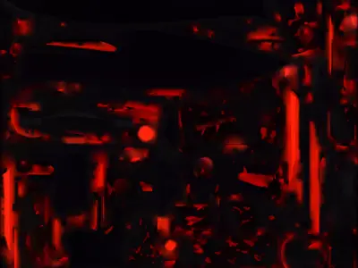 Black Ops Fiery Dagger 3D Model Assassin Weapon Low-poly 3D model