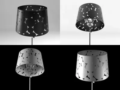 Trama floor lamp 3D model