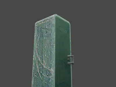 Old Locker Free low-poly 3D model