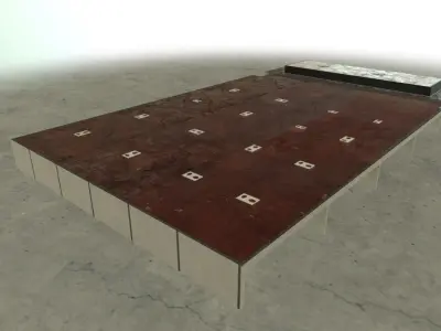 EDDB Hangar 10 Low-poly 3D model