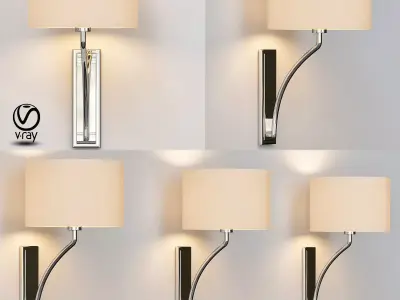 Heathfield Bathroom Light 2 3D model