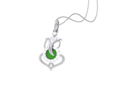 Spiritual Ganesha Pendant 3D print model order