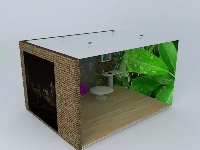 Smart Furniture Home Office using THORN light fittings Free 3D model