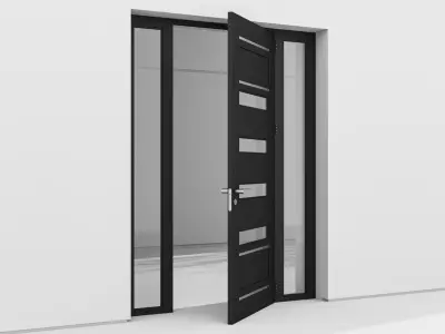 Aluminium door 149 3D model