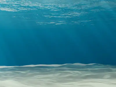 Underwater Ocean Scene 3D model