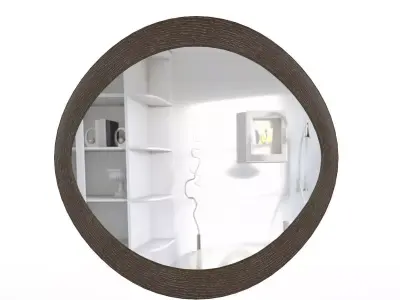 Round Mirror 3D model