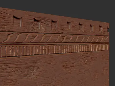 Hand Carved Style Cabinet Door Cnc Carving 3D print model