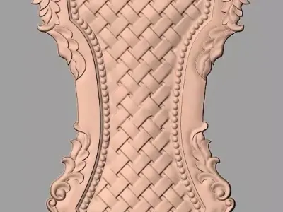 Artcam 3D relief STL models for CNC woodworking E147 3D model
