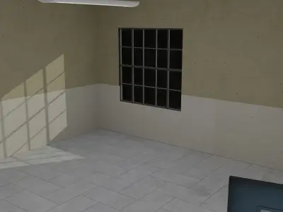 Modular Workshop Buildings Low-poly 3D model