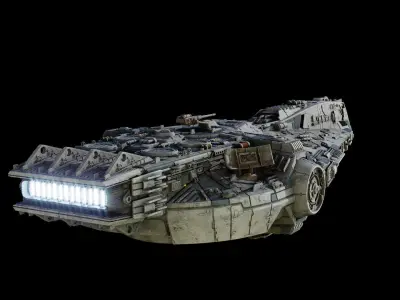 YT-1860 class - freighter  - Star Wars 3D model