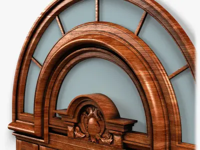 Door0047 ornate door 3D model