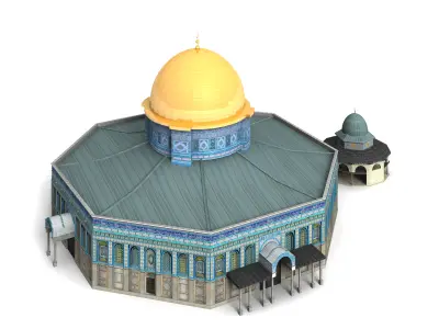 Dome of the Rock Jerusalem 3D model