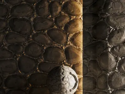 H91 Slate Stone - PBR - 4K - Seamless Texture