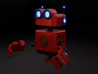 Gear Box GB Series Robot Low-poly 3D model