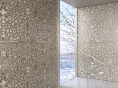 wall panel 001 AM147 3D model