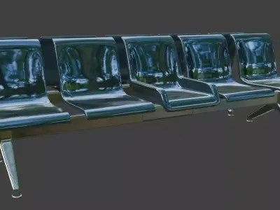 Waiting Bench 3D model
