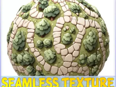 Stylized Ground Seamless Texture Texture