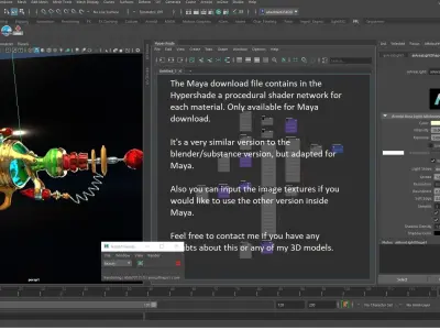 Alien Gun Weapon 3D model