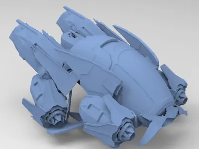 Kronis Ship 1 3D print model