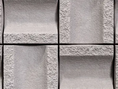 Yagihara Japanese Mosaic Tiles - Seamless Texture