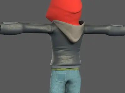 Game ready Character Low-poly 3D model purchase