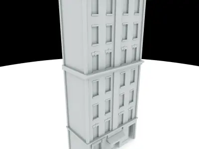 Nyc Building 07 Low-poly 3D model