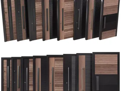 ENTRANCE DOOR COLLECTION NO6 A 3D model