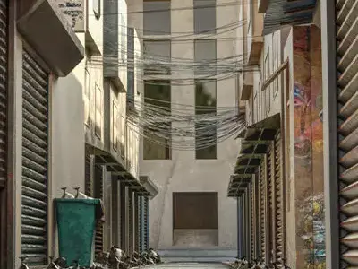 Dirty Japan Street 3D model