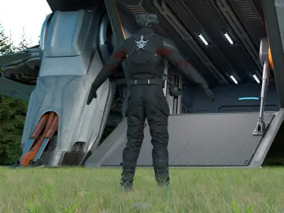  Futuristic Soldier Suit 