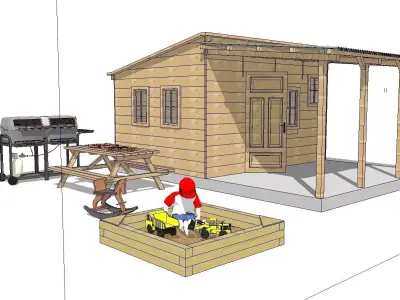 Creative Design-Holiday Cabin-061 3D model
