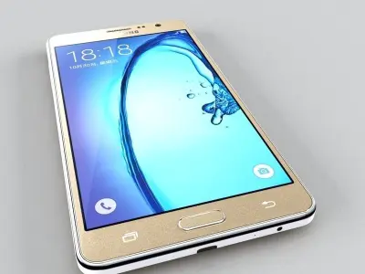  Samsung Galaxy On5 Gold 3D model