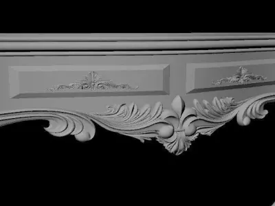  TOILET TABLE 3D model