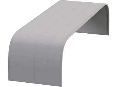 WEAVE RECTANGLE COCKTAIL TABLE by bakerfurniture 3D model