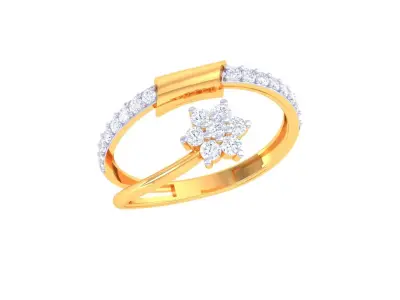 Delicate Ring - 42 3D print model