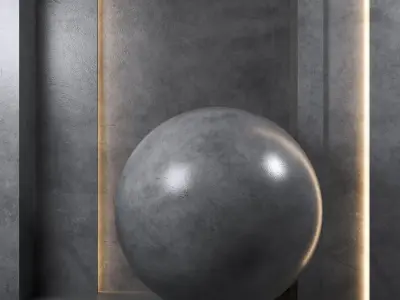 4K Concrete Floor and Wall Texture - 2 Patterns - PBR Seamless Texture