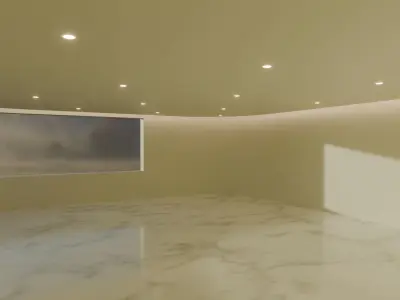 Room interior 3D model